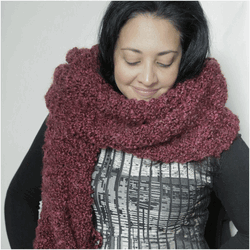 The Serenity Shawl! Hand Knitted!